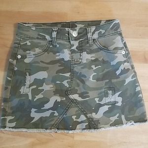 Justice Camo Skort